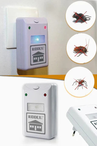 RIDDEX REPELENTE ELECTRÓNICO ANTI PLAGAS POR ULTRASONIDO