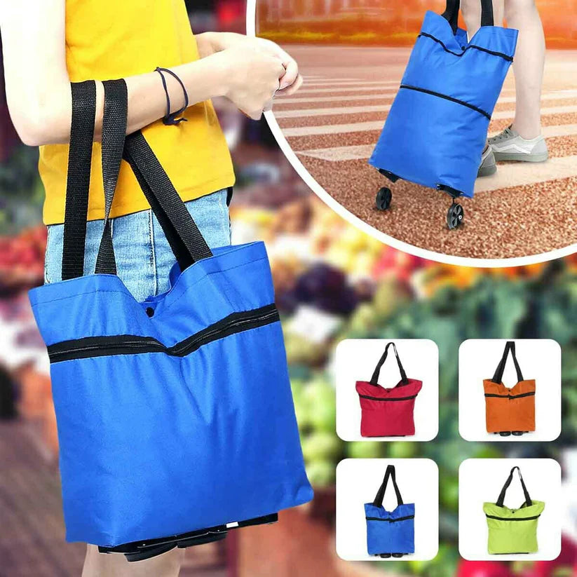 SHOPPYBAG PLEGABLE CON RUEDAS RETRÁCTILES