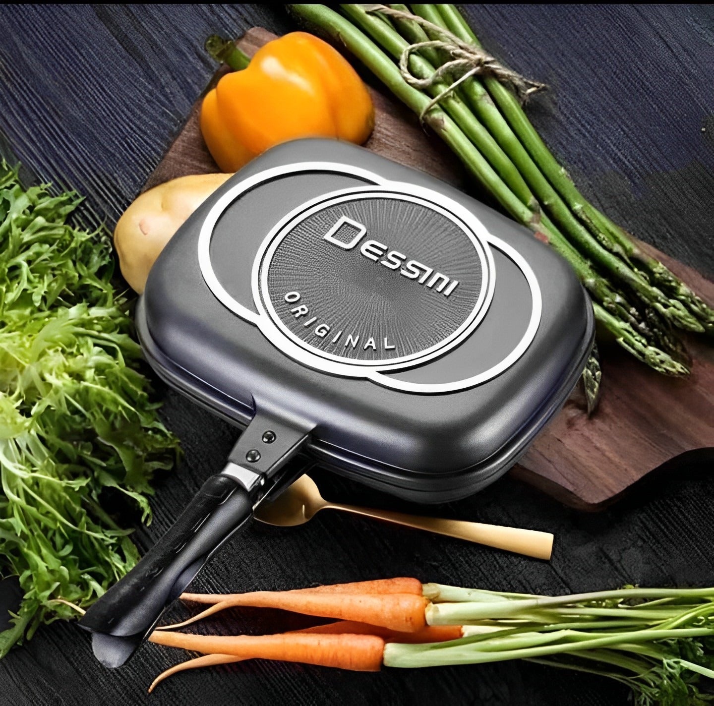 SARTÉN DOBLE ANTIADHERENTE COOKER PRO®