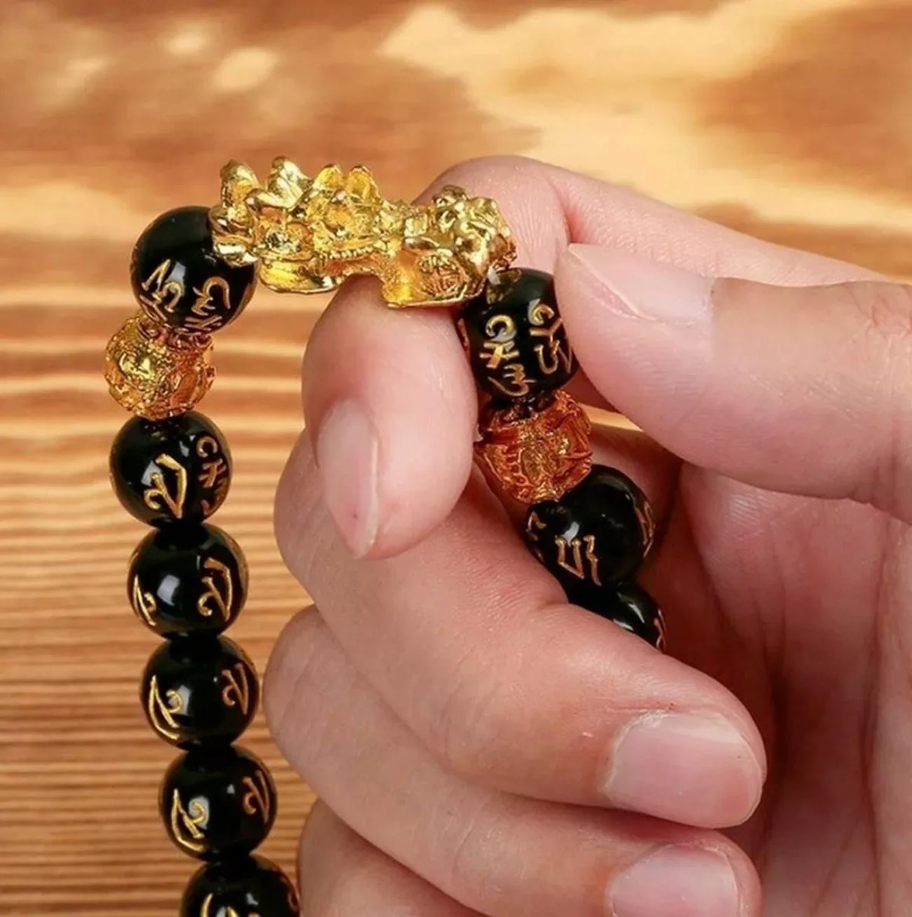 PULSERA OBSIDIANA FENG-SHUI