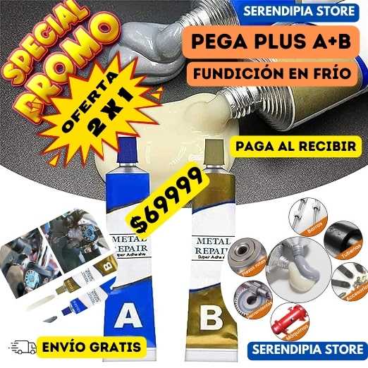 PEGA PLUS A + B MAGIC REPAIR PEGAMENTO DE FUNDICIÓN