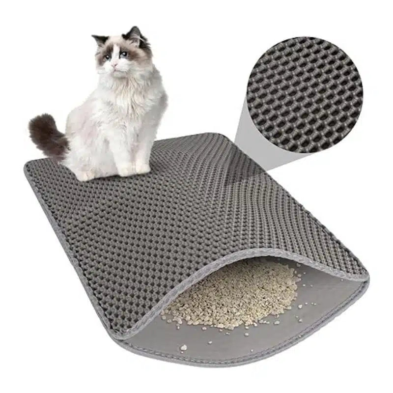 COMBO FELINO TAPETE ARENERO + CEPILLO VAPOR 3 EN 1