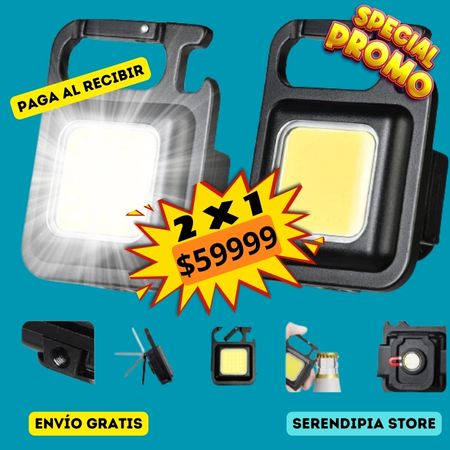 OFERTA 2X1 MINI LLAVERO POTENTE LINTERNA LED