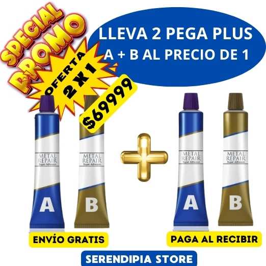PEGA PLUS A + B MAGIC REPAIR PEGAMENTO DE FUNDICIÓN