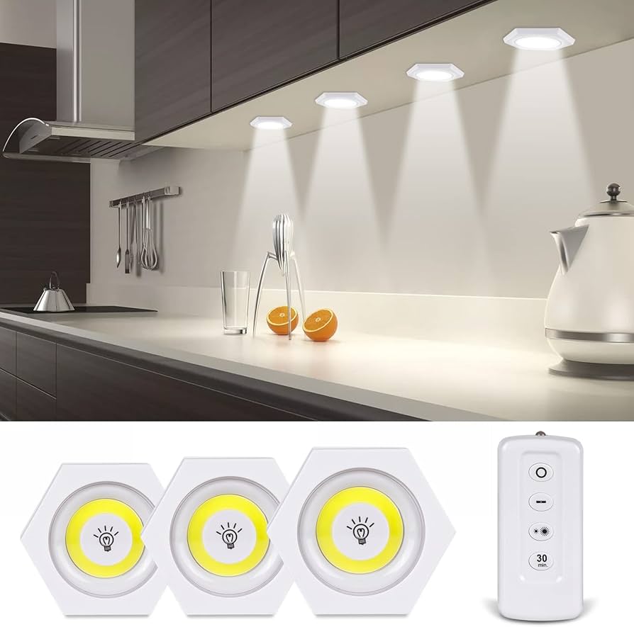 LITE PRO® LÁMPARA LED PORTÁTIL CON CONTROL REMOTO KIT X 3 UNIDADES