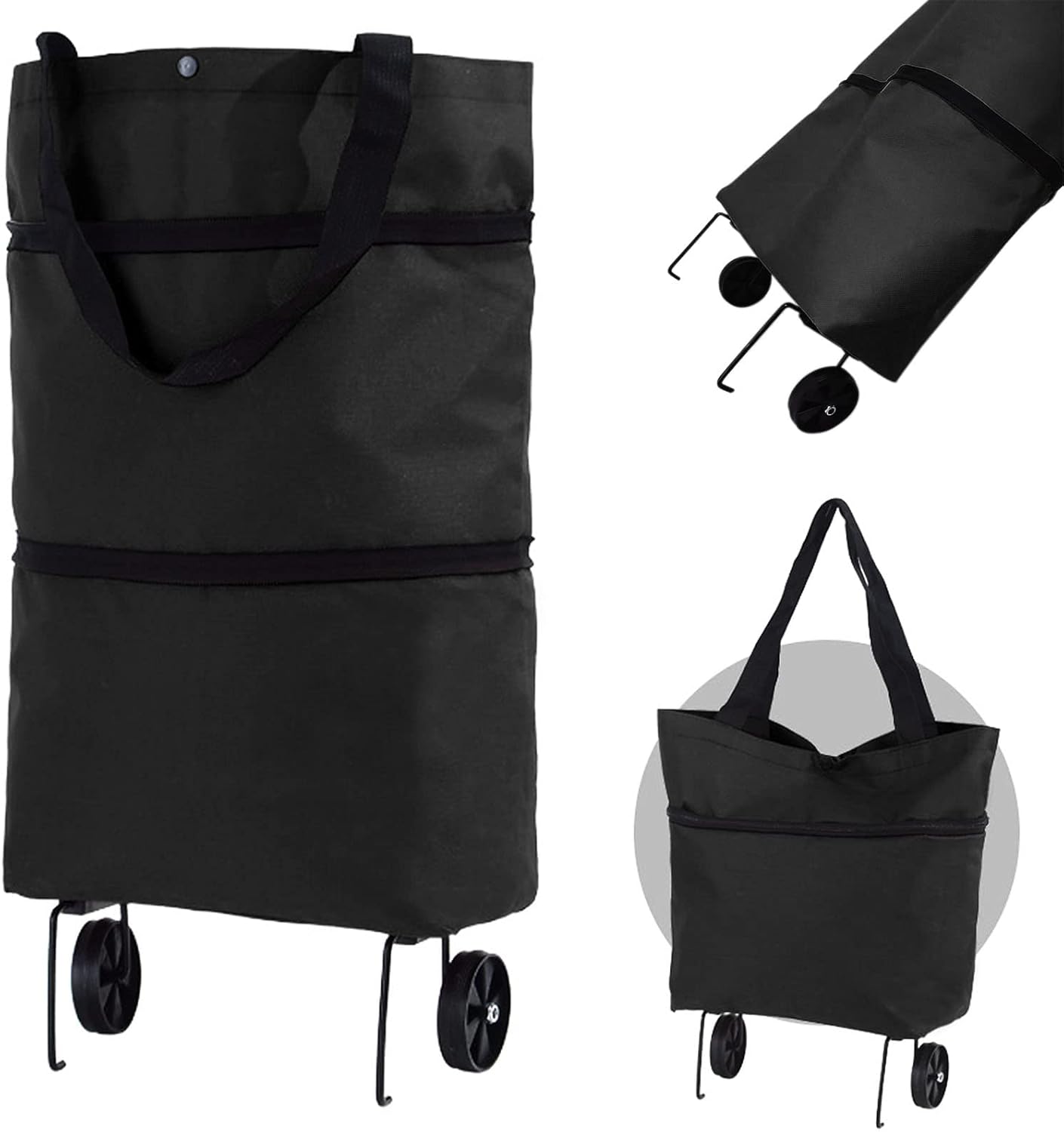SHOPPYBAG PLEGABLE CON RUEDAS RETRÁCTILES