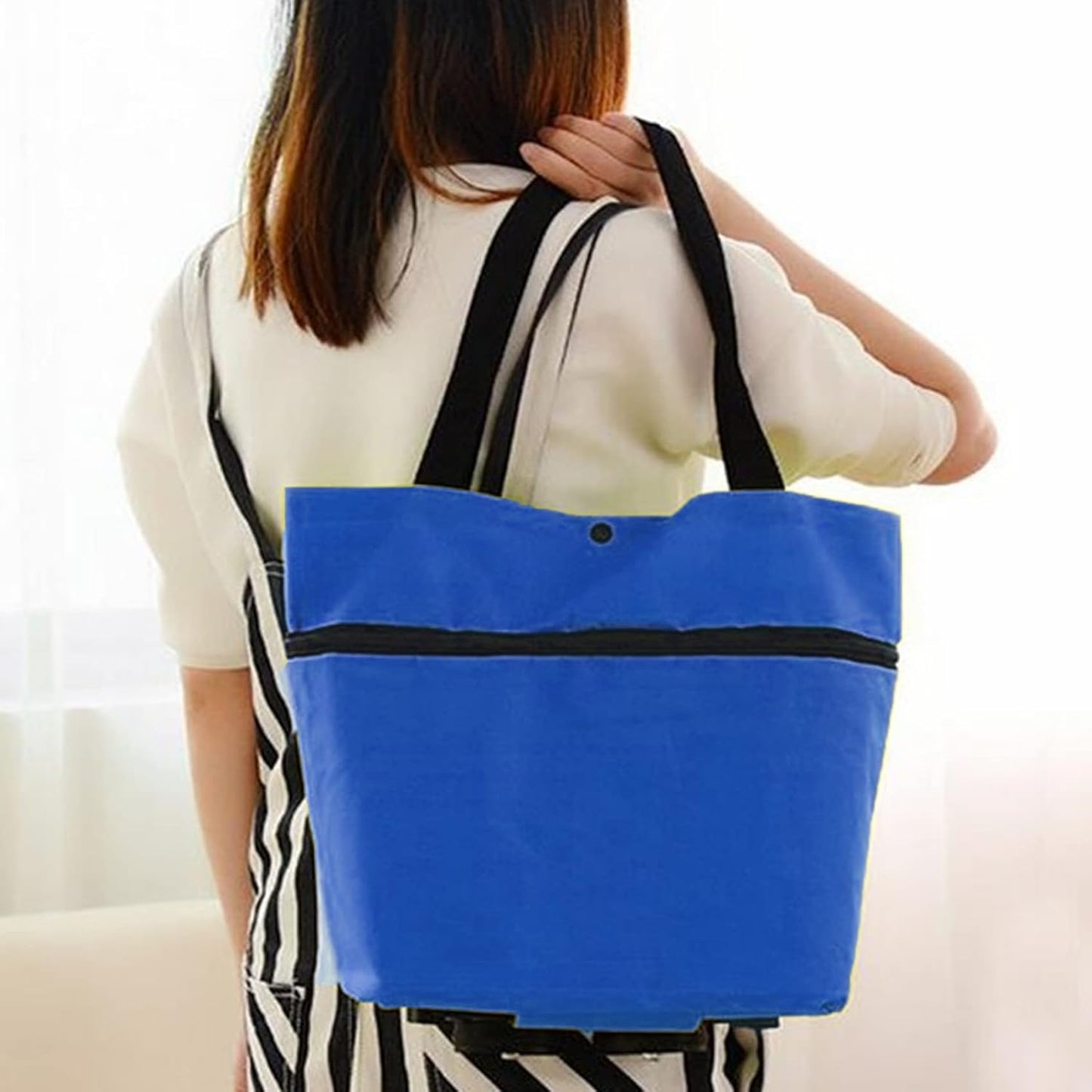 SHOPPYBAG PLEGABLE CON RUEDAS RETRÁCTILES