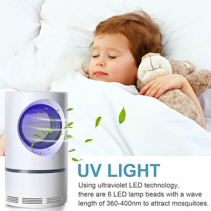 FLY TRAP® LÁMPARA LED ULTRAVIOLETA - TRAMPA MORTAL PARA MOSQUITOS, MOSCAS Y ZANCUDOS