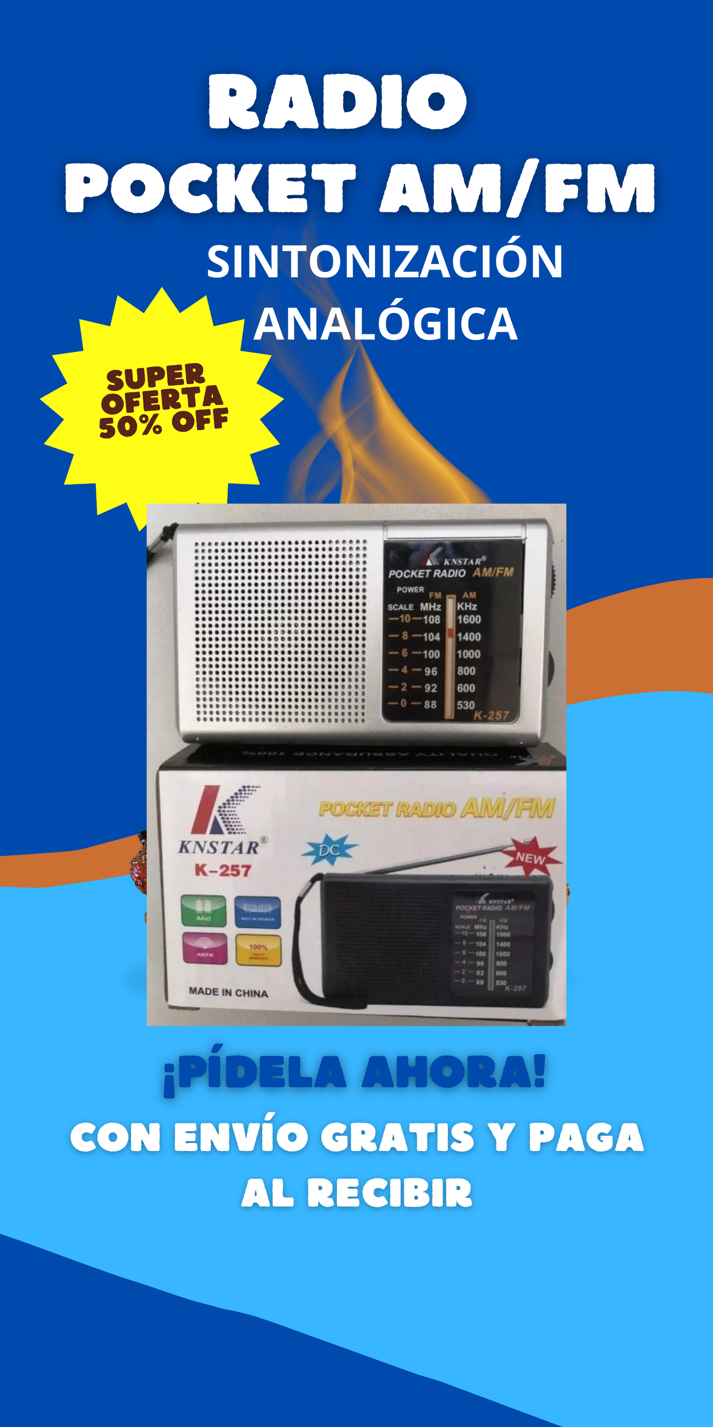 RADIO CLÁSICA ANALÓGICA AM/FM