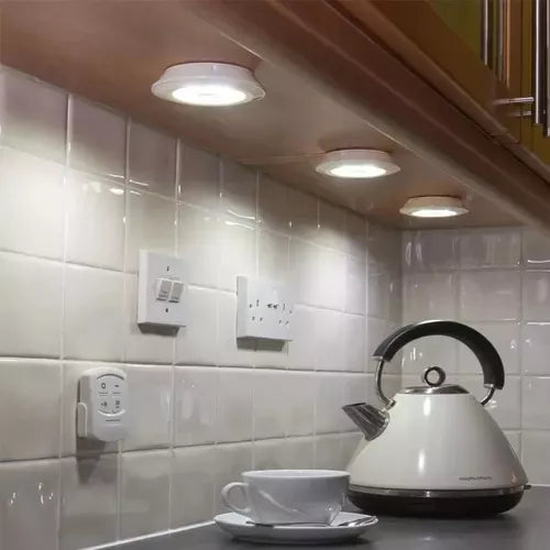 LITE PRO® LÁMPARA LED PORTÁTIL CON CONTROL REMOTO KIT X 3 UNIDADES