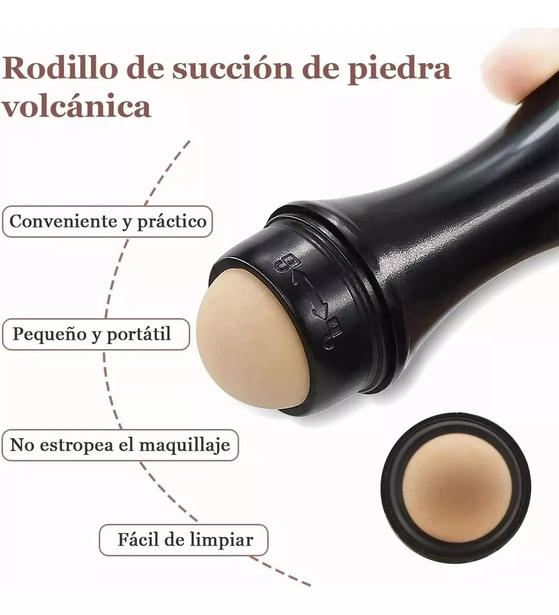 OFERTA 2X1 - RODILLO FACIAL DE PIEDRA VOLCÁNICA