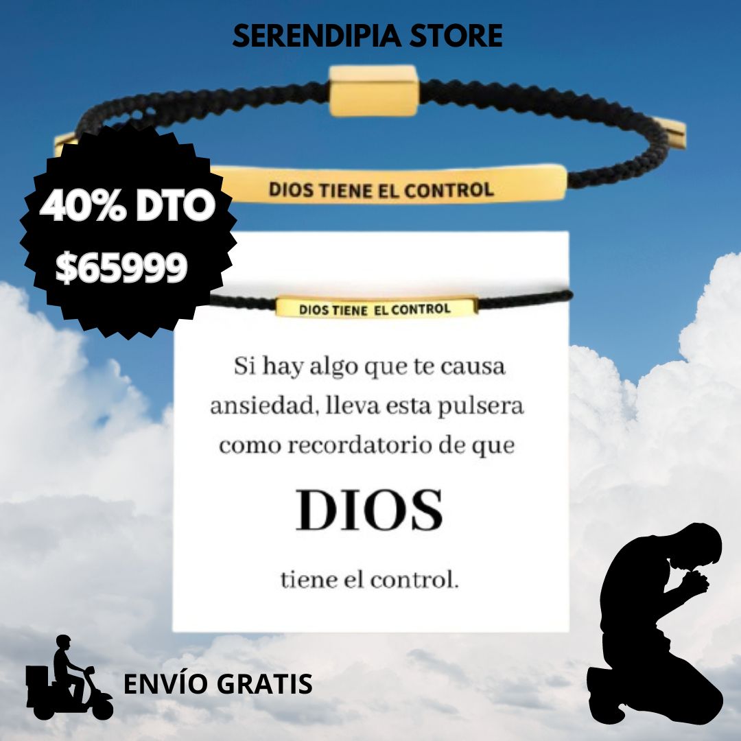 PULSERA DIOS TIENE EL CONTROL