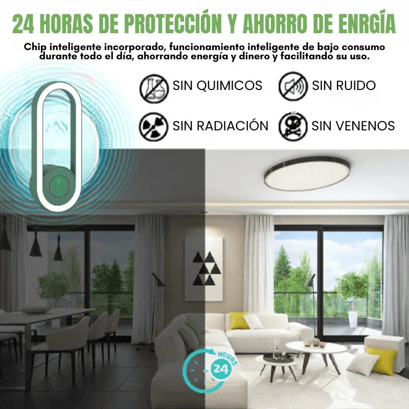 OFERTA 2X1 REPELENTE ULTRASÓNICO LUZ LED KILLER LAMP™