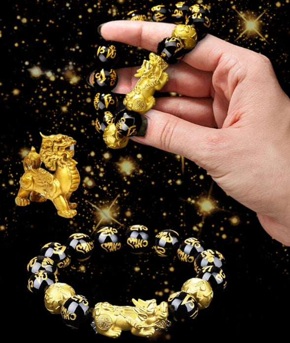 PULSERA OBSIDIANA FENG-SHUI