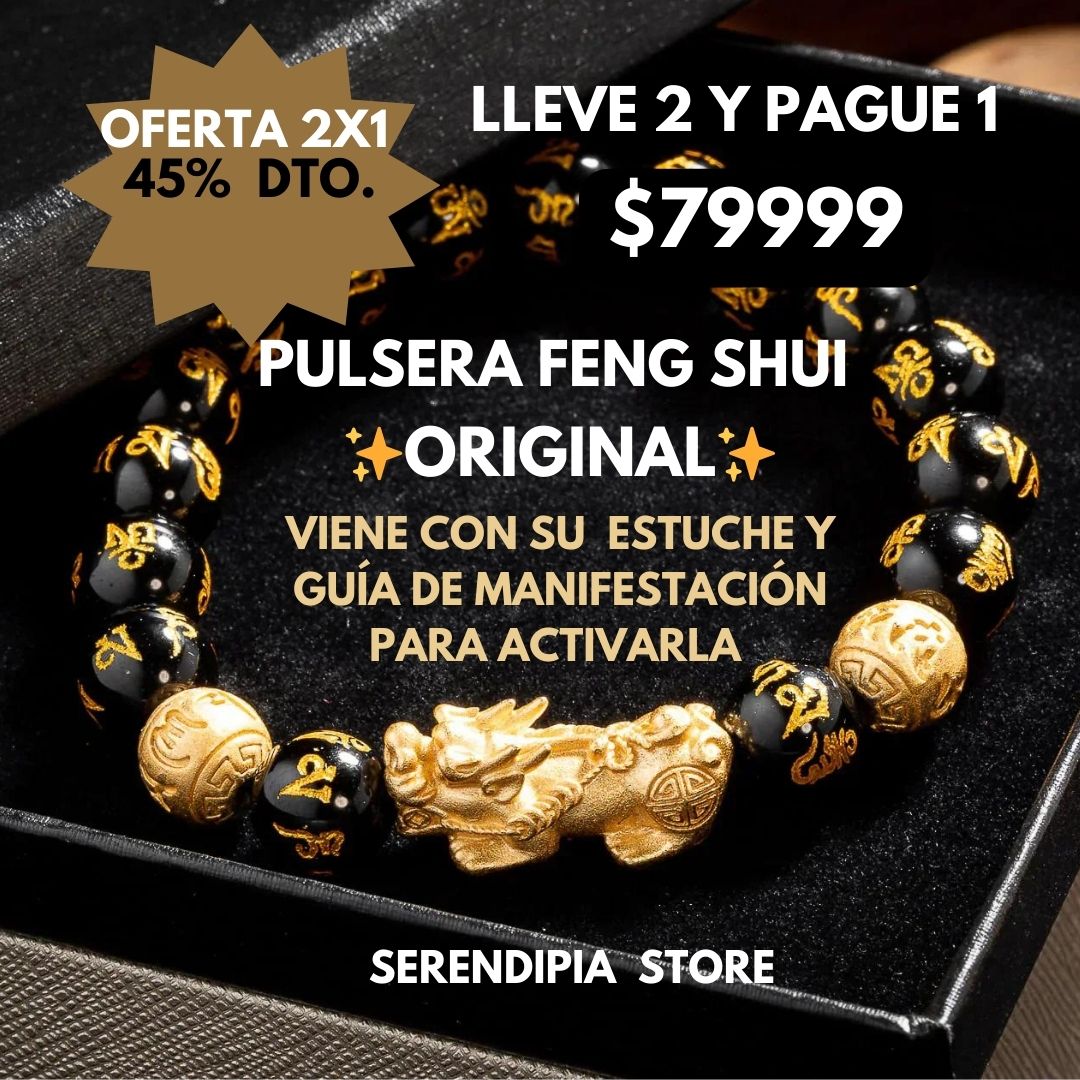 PULSERA OBSIDIANA FENG-SHUI