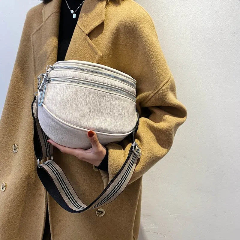 RIÑONERA URBAN SALLY CON TRIPLE CREMALLERA