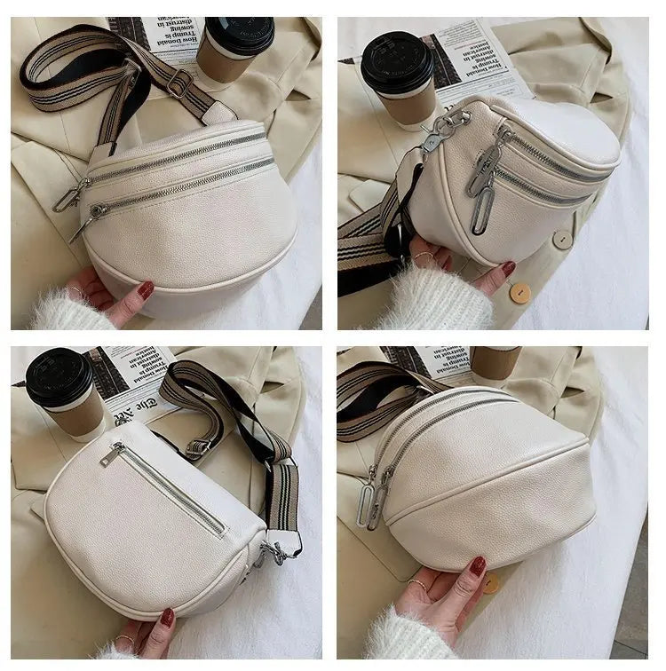 RIÑONERA URBAN SALLY CON TRIPLE CREMALLERA