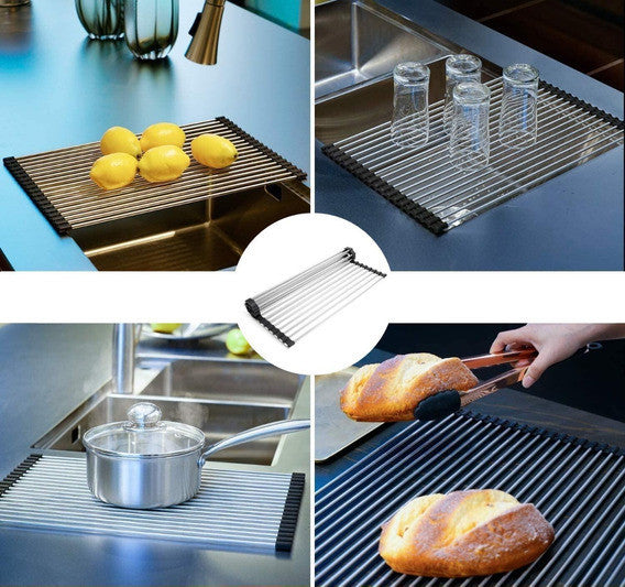 FLEXIDRAIN® ESCURRIDOR PLEGABLE MULTIFUNCIÓN DE ACERO INOXIDABLE