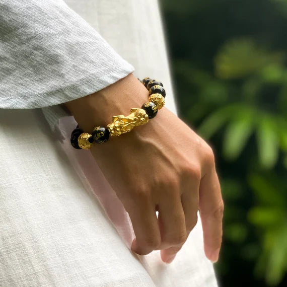 PULSERA OBSIDIANA FENG-SHUI