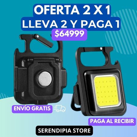 OFERTA 2X1 MINI LLAVERO POTENTE LINTERNA LED